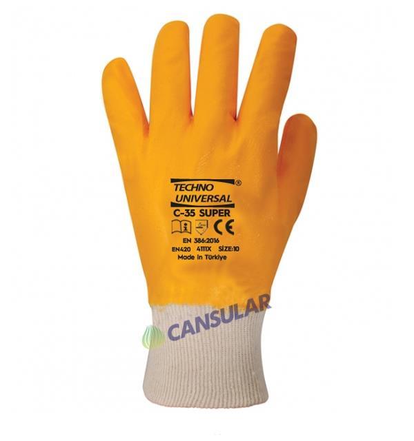 Techno Universal C-35 9 No Super Nitrile Fully Coated Gloves