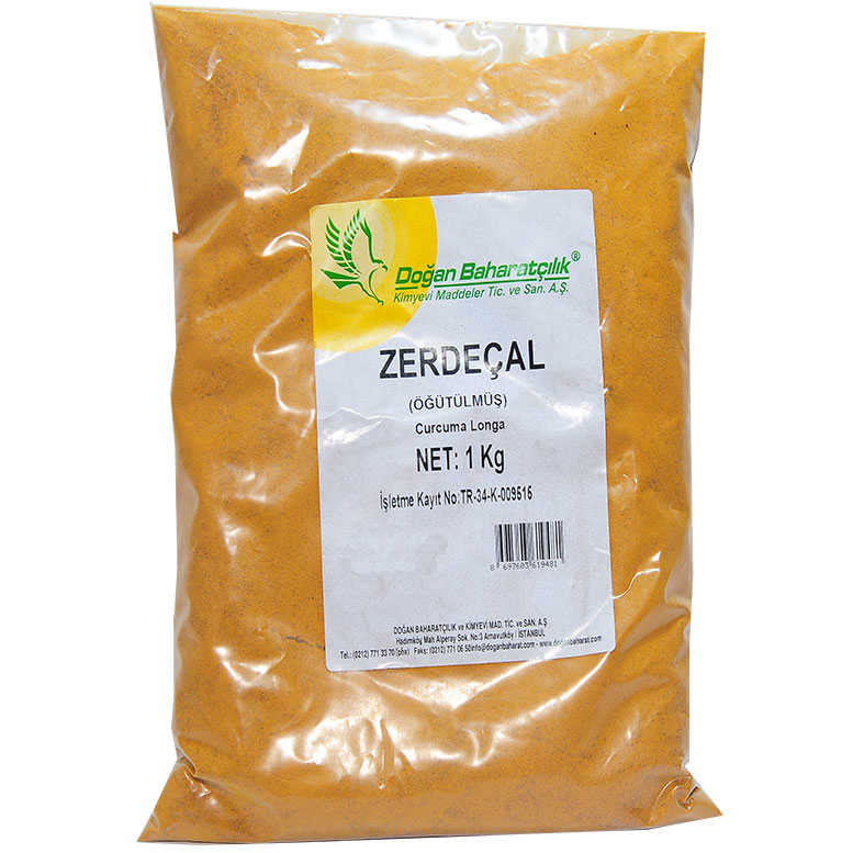 Turmeric Root Natural Ground 1000 Gr Package