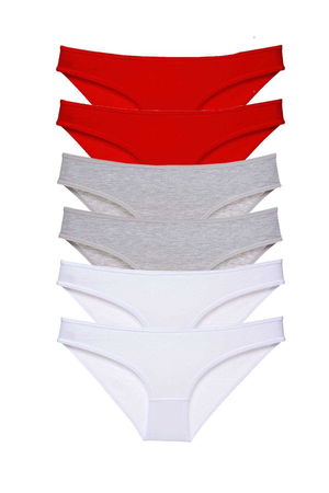 6pcs Super Eco Set Lycra Women Slip Panties 548