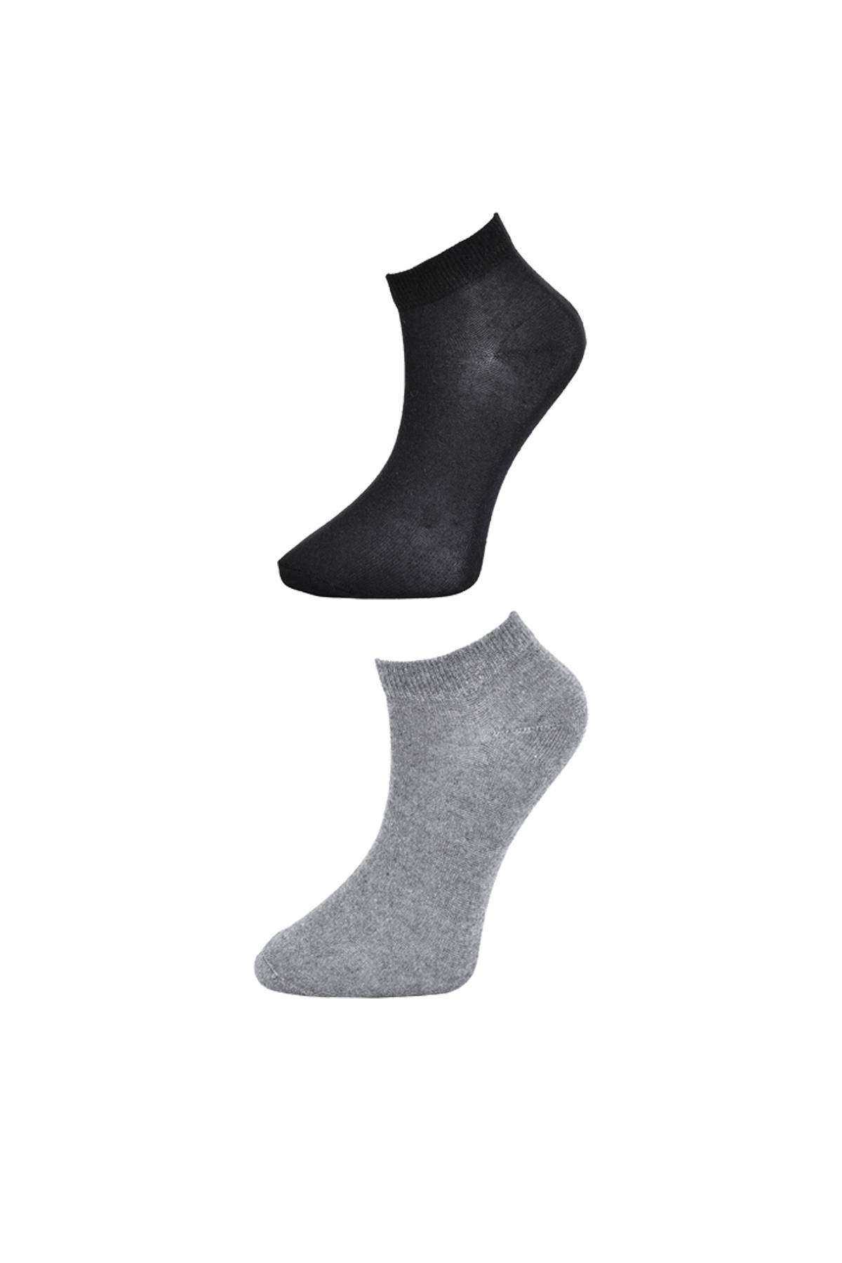 Black and Gray Women's Ankle Socks 6 pairs