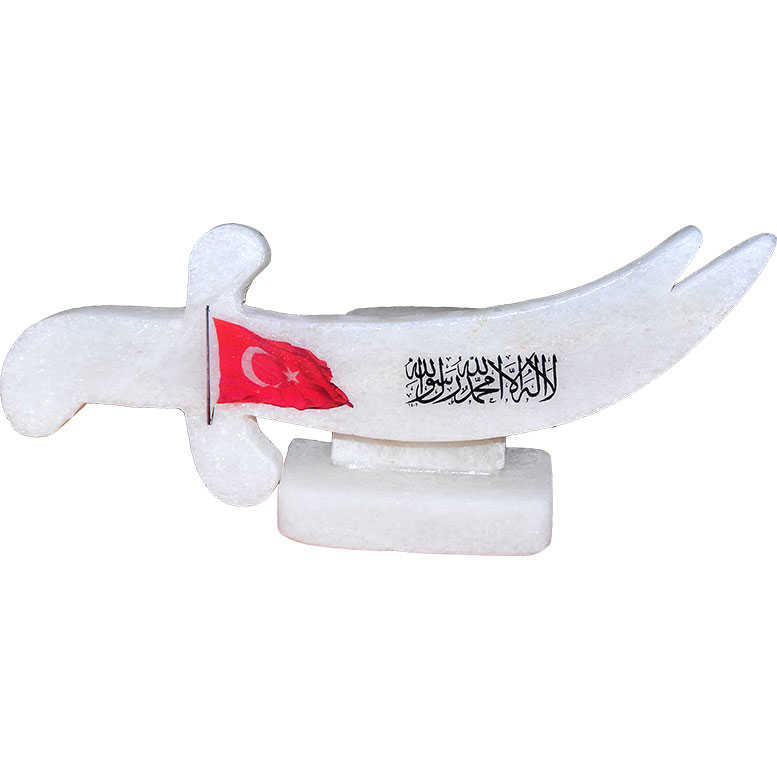 Natural Rock Salt Trinket White 2-3 Kg with Sword Shaped Tawhid Flag Logo