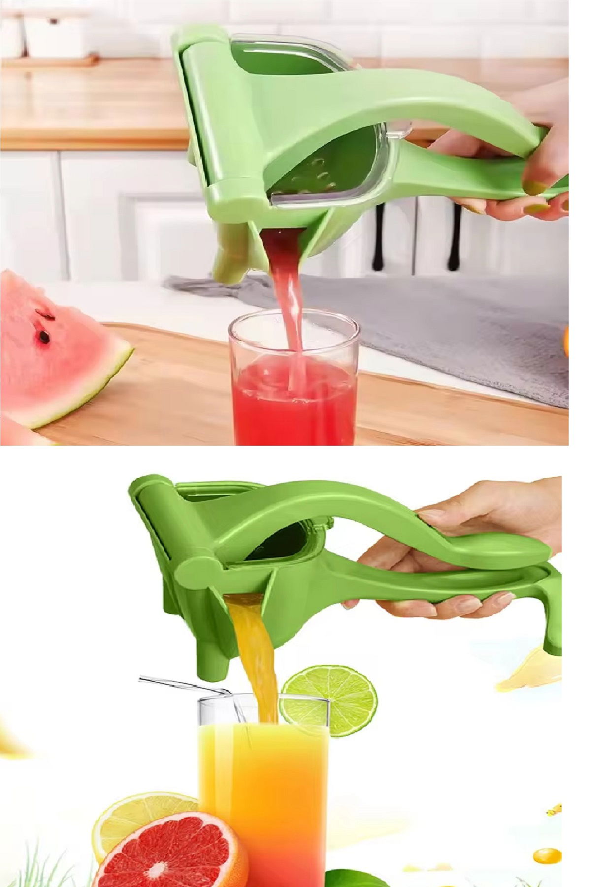 Manual Plastic Fruit Orange Watermelon Lemon Juicer Lever Vegetable Juice Squeezer Lemonade Apparatus Tool