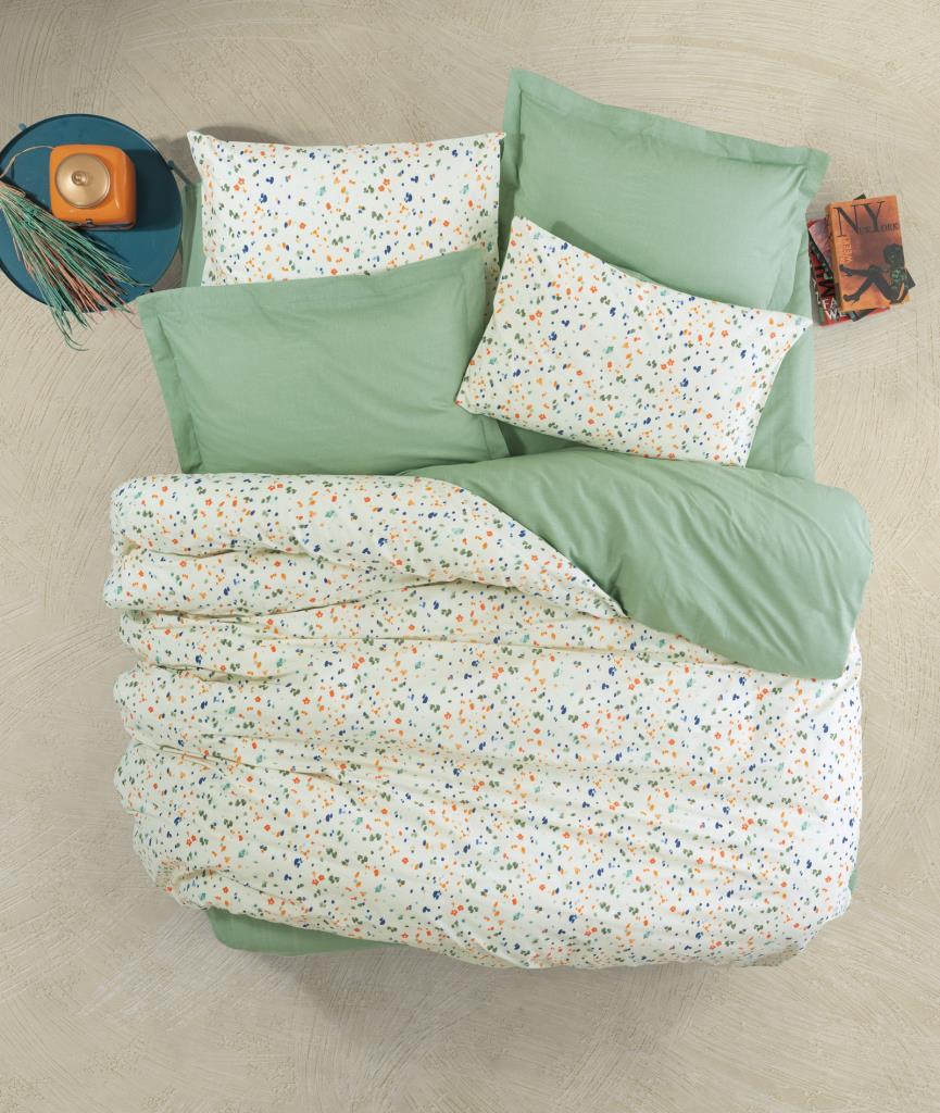 Petite Double Duvet Cover Set Lola Green