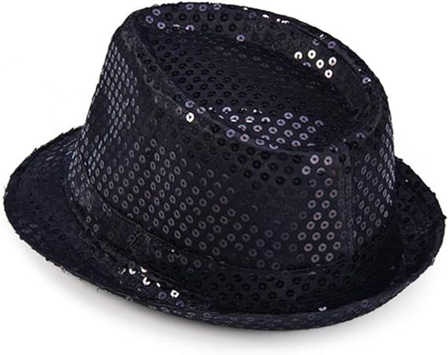 Child Size Black Sequin Hat Show Hat Michael Jackson Hat 54 No