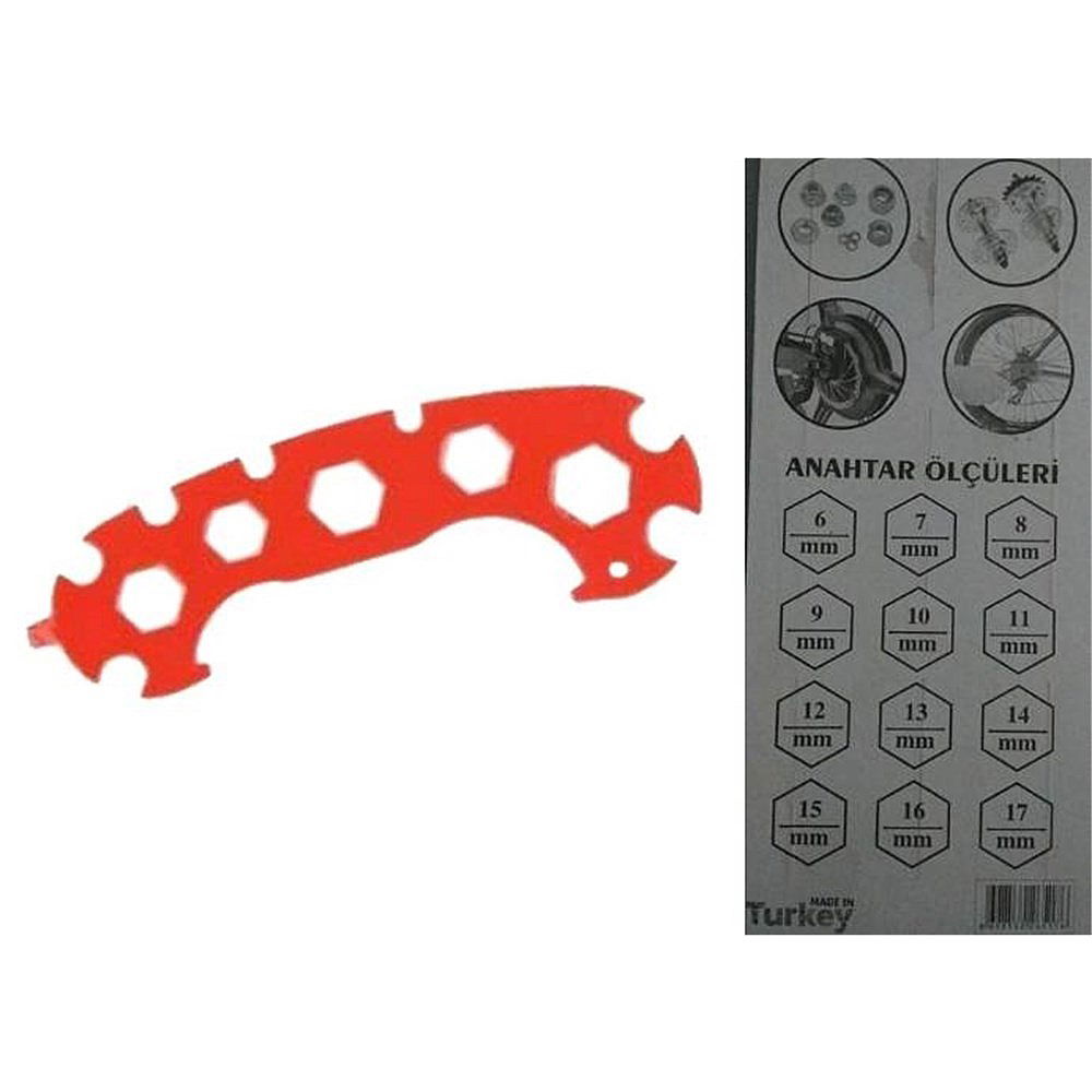 Bicycle Repair Wrench (06mm-17mm) - 15 in 1