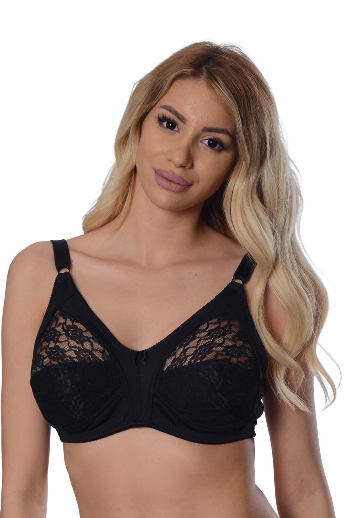 Black Lace Recovery Bra