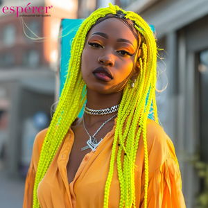 Synthetic Braiding Hair Esperer 100 Gr. / Neon Yellow