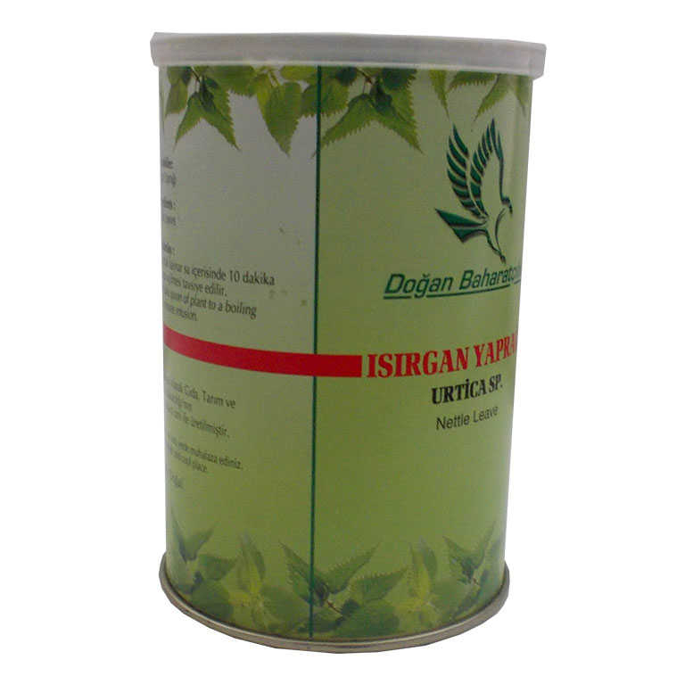 Natural Stinging Nettle Leaf 100 Gr Tin Box