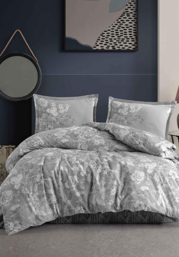 Ranforce Duvet Cover Double Destin V1 Gray