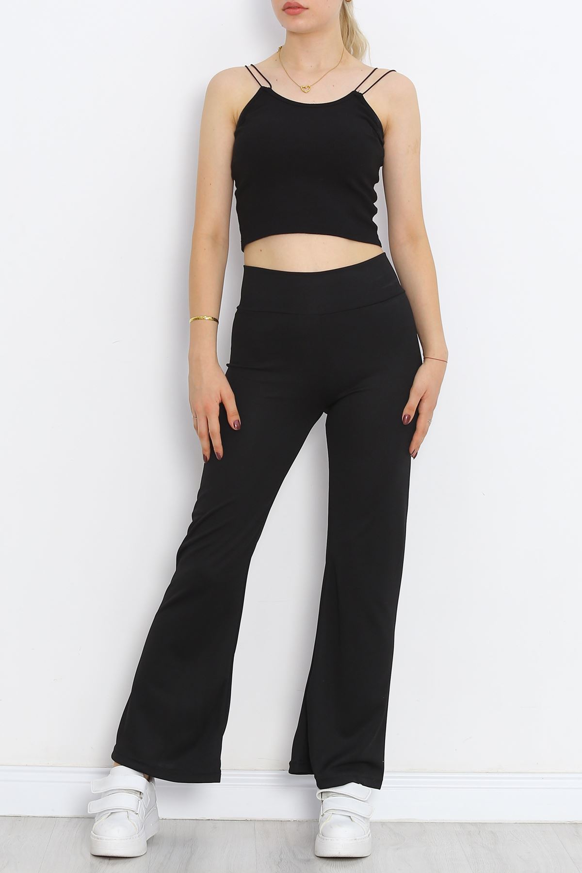 Highbel Scuba Pants Black