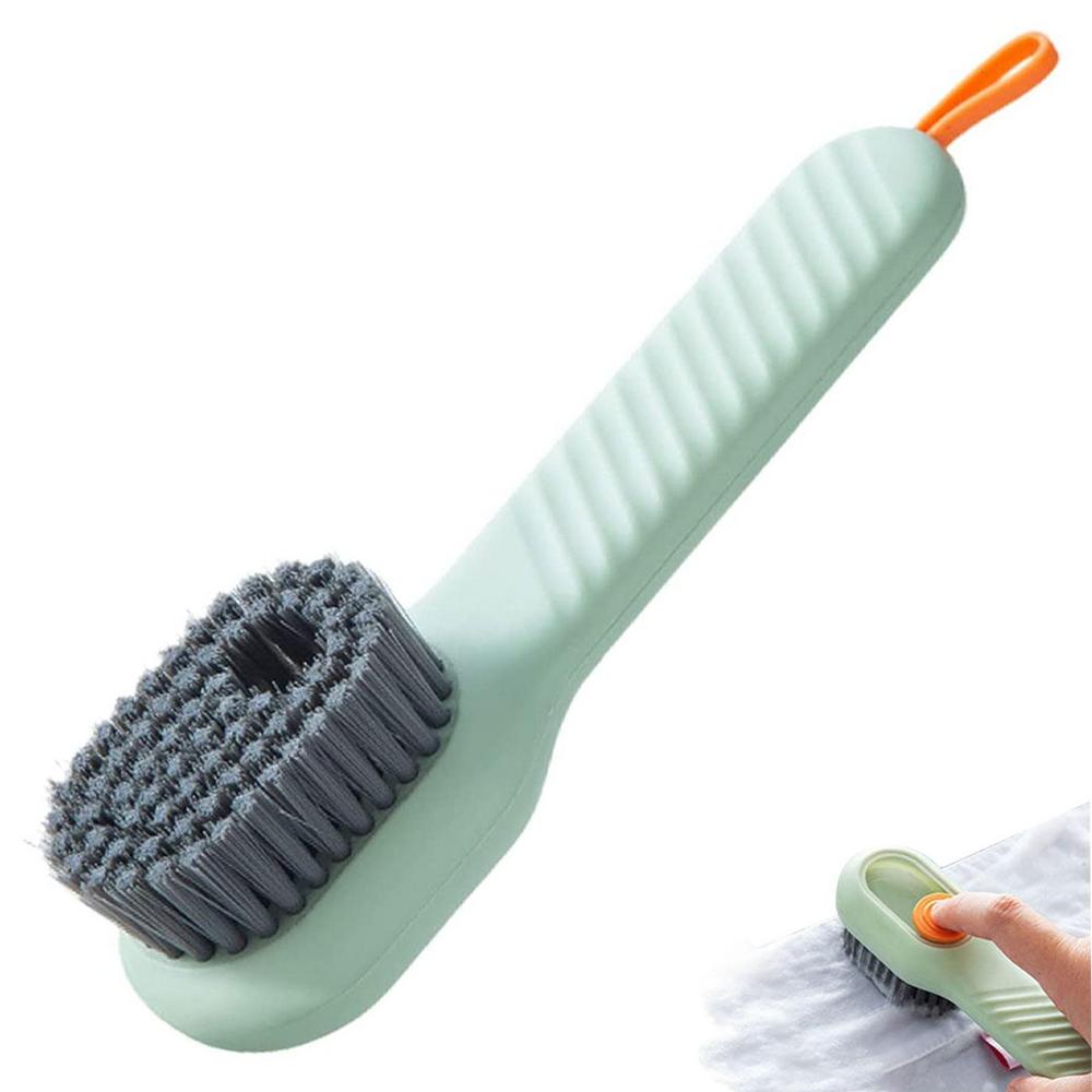 Suede Boots Nubuck Shoe Cleaning Brush with Detergent Reservoir Kitchen Bathroom Brush Multipurpose