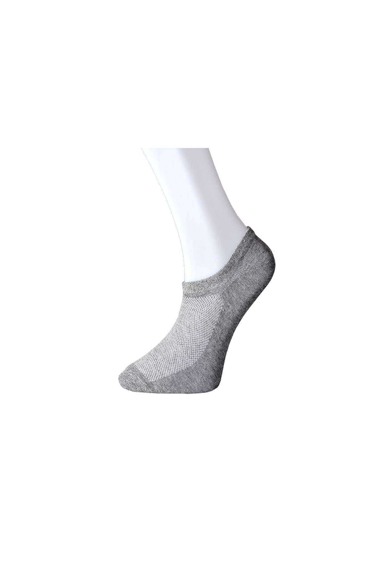 Gray Men's Invisible Socks 12 pairs