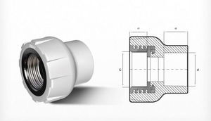 Aegean Star PPRC 63X2 Female Adapter Gray