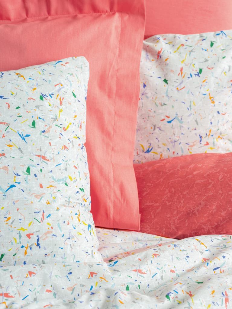 Petite Double Duvet Cover Messy Coral