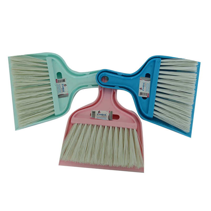 Plastic Small Brush Dustpan Mixed Color ZP-134