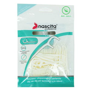 Mint Flavored Toothpick Floss 50 Pack