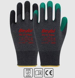 Beybi PL17 Flex Lycra Knitted Latex Gloves NO:9