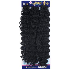 Afro Hair Wavy Hair/Black 1