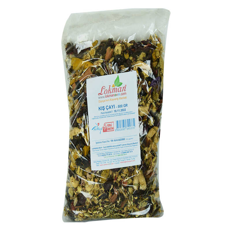 Herbal Mixed Ottoman Tea Winter Tea 500 Gr Package