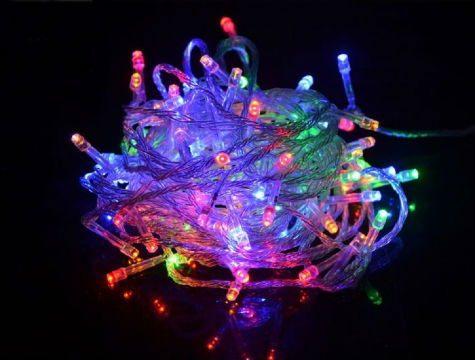 100 Led Red Christmas Tree Light Led Bulb