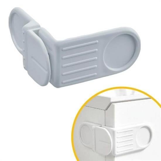 Baby Child Safety Self Adhesive Screwless Corner Cover Lock For Drawer And Cabinet