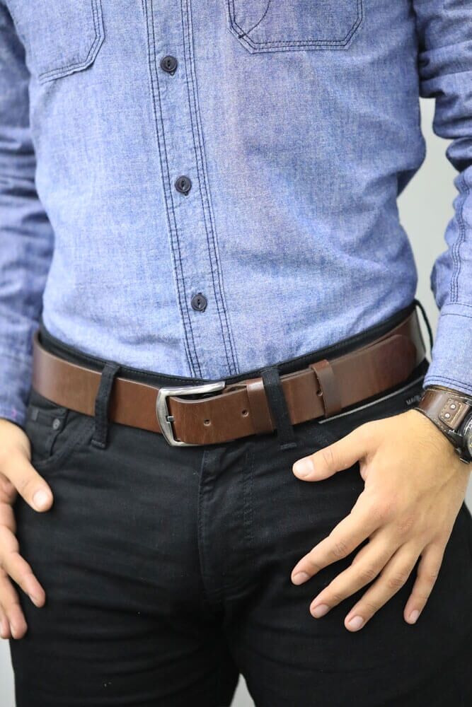 Brown Leather Belt