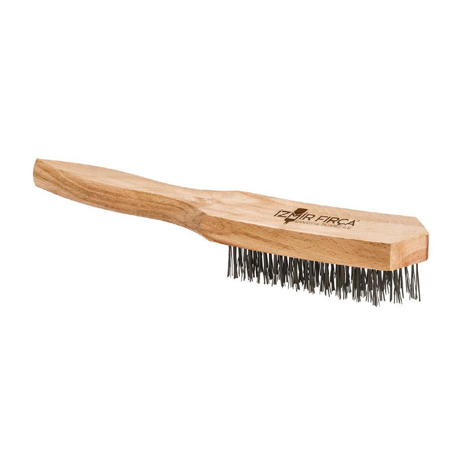 Luna Wooden Handle Wire Brush No:6