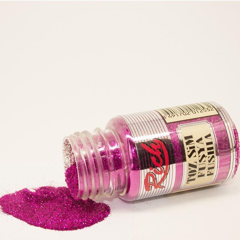 Rich 9110 Fuchsia Powder Glitter 50 cc