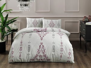 Ranforce Single Duvet Cover Set Zahara Burgundy