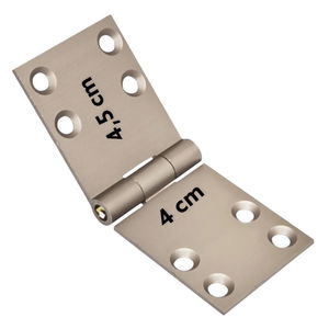 Rise Angular Aluminum Hinge 4 cm