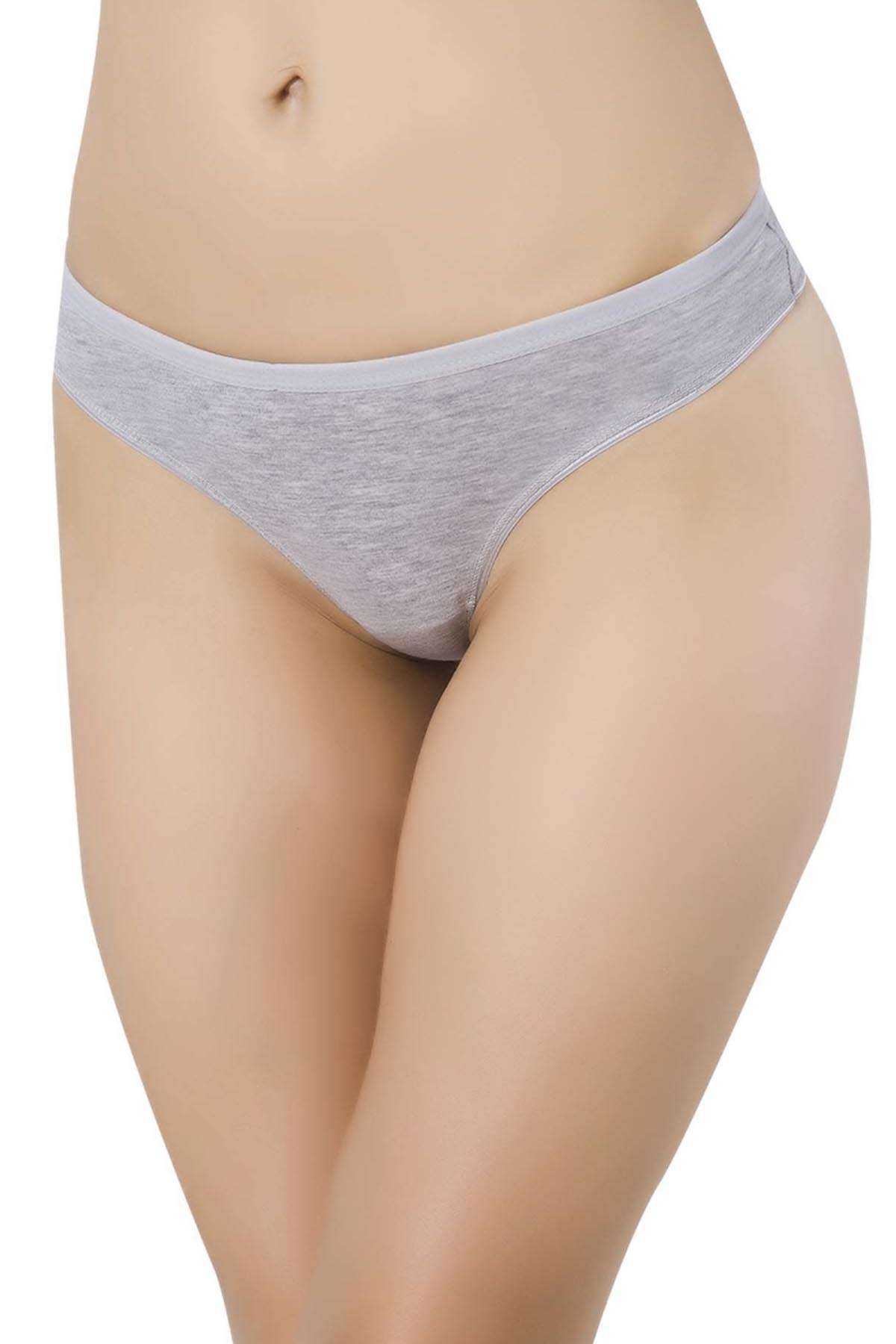 6pcs Super Eco Set Lycra Women Slip Panties Powder Gray