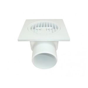 Plastic Floor Drain 10x10 cm 50 mm Side Exit