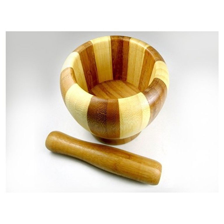 Bamboo Mortar (Wooden) Large