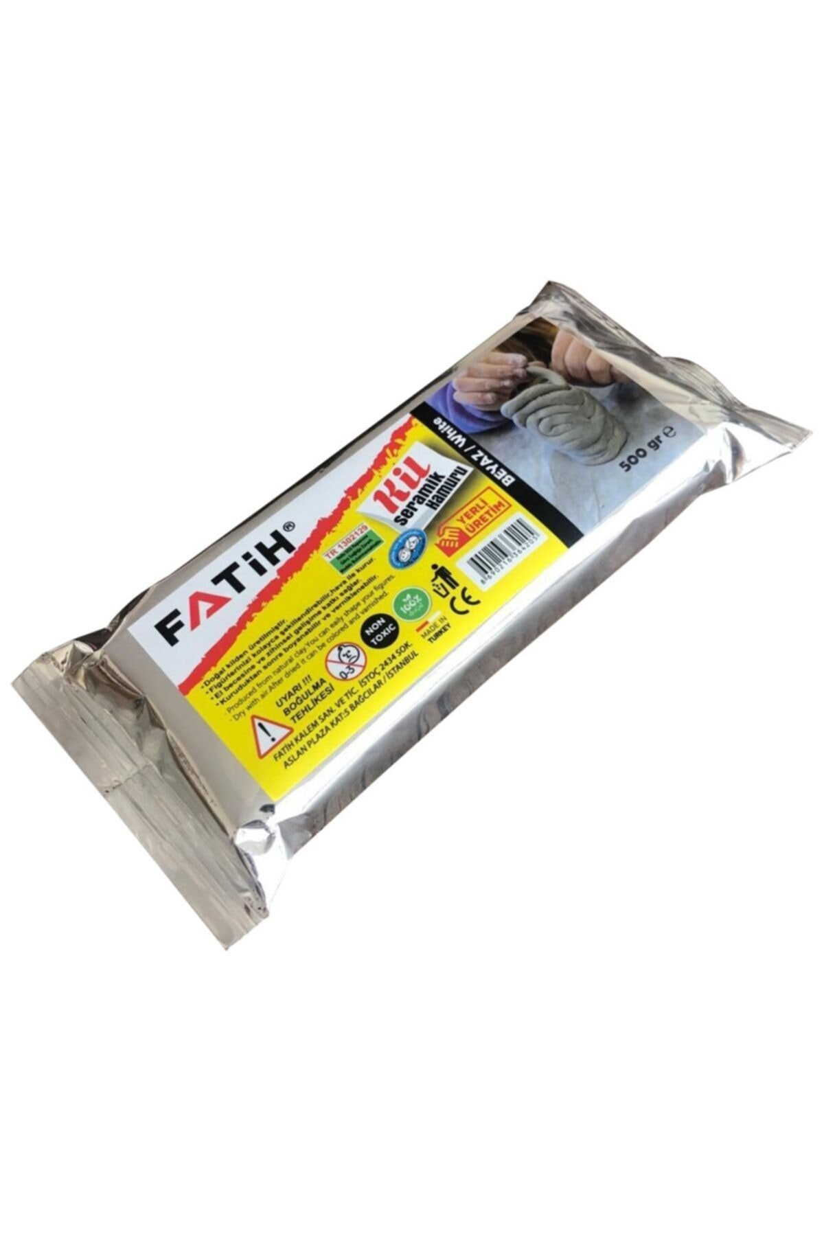 Fatih Ceramic Plasticine 500gr White