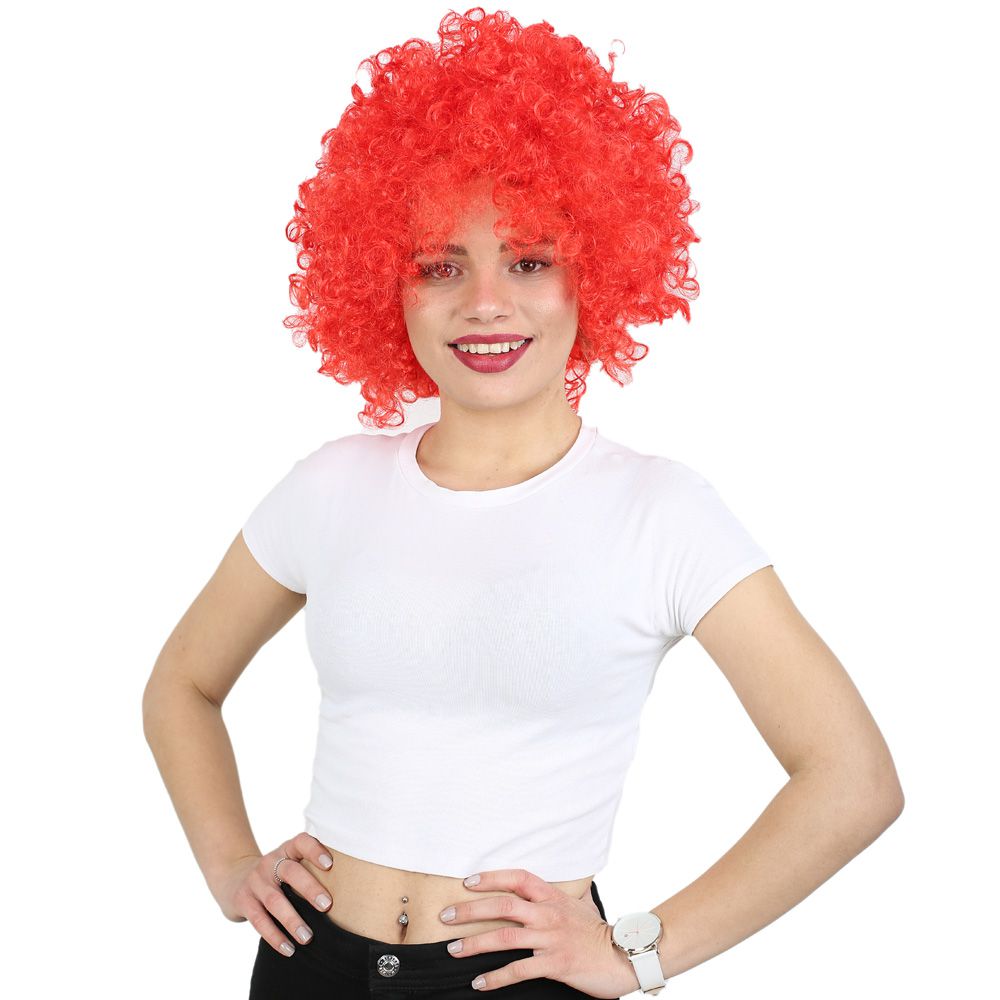 Animation Party And Clown Wig / Red