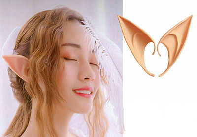 Soft Material Latex Elf Ears 1 Pair 10x5 cm