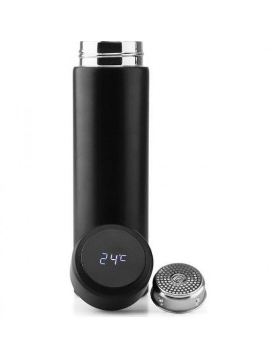 Colorful Steel Thermos with Digital Temperature Display - 500 ML