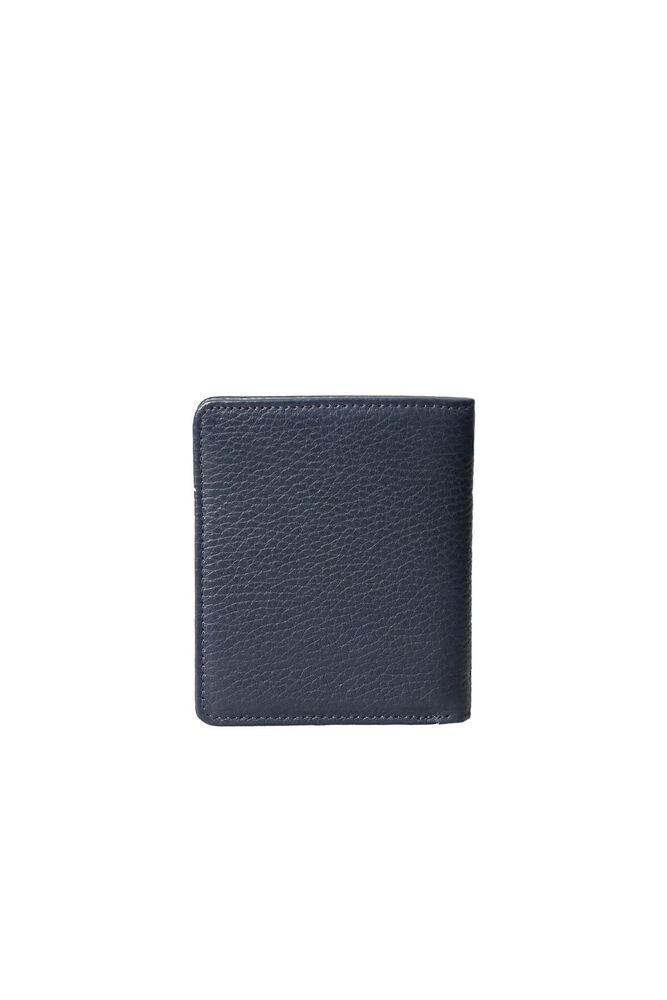 Dustin Navy Blue Leather Men's Wallet