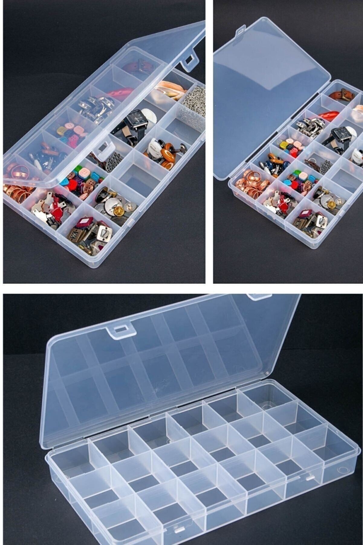 Jewelry - Bijouterie - Bead Box 18 Compartments