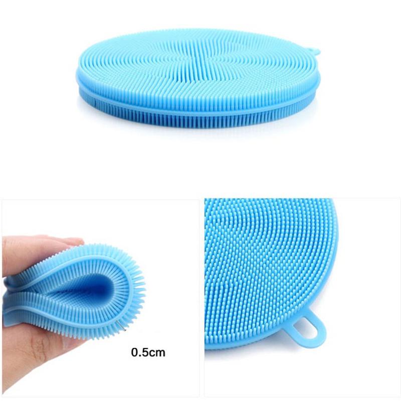 2-piece Multipurpose Silicone Dish Brush -Nihale-Handle