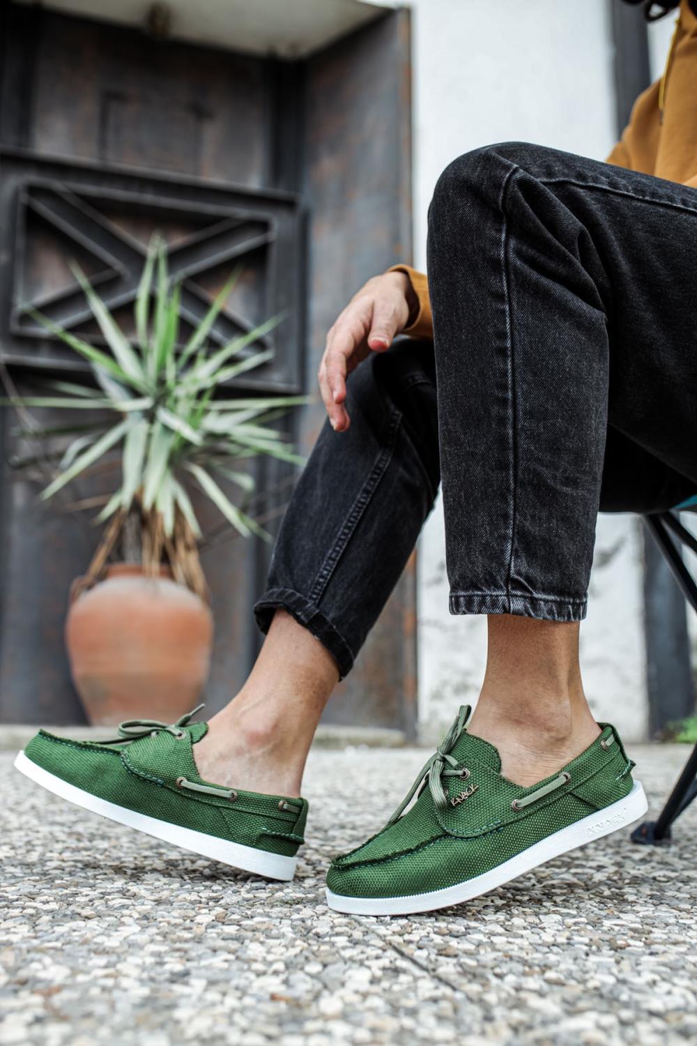 Seasonal Linen Shoes Green