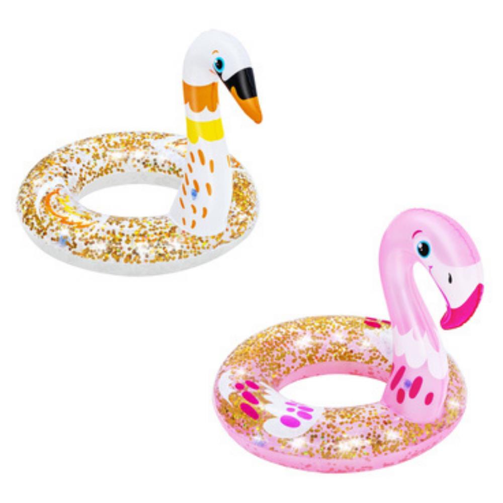 Silvery Animal Head Bagel 61 Cm Kugu Flamingo