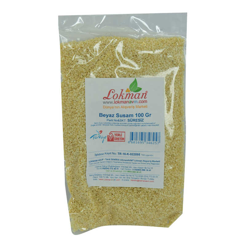 Sesame White 100 Gr Package