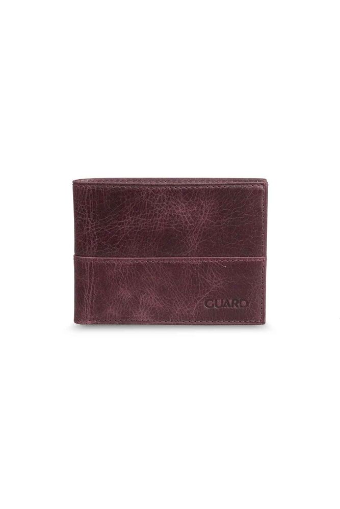 Antique Burgundy Slim Classic Leather Men's Wallet