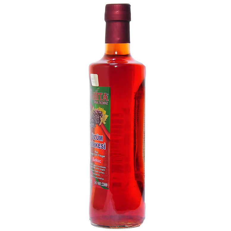 Grape Vinegar Natural Additive Free Glass Bottle 500 ML