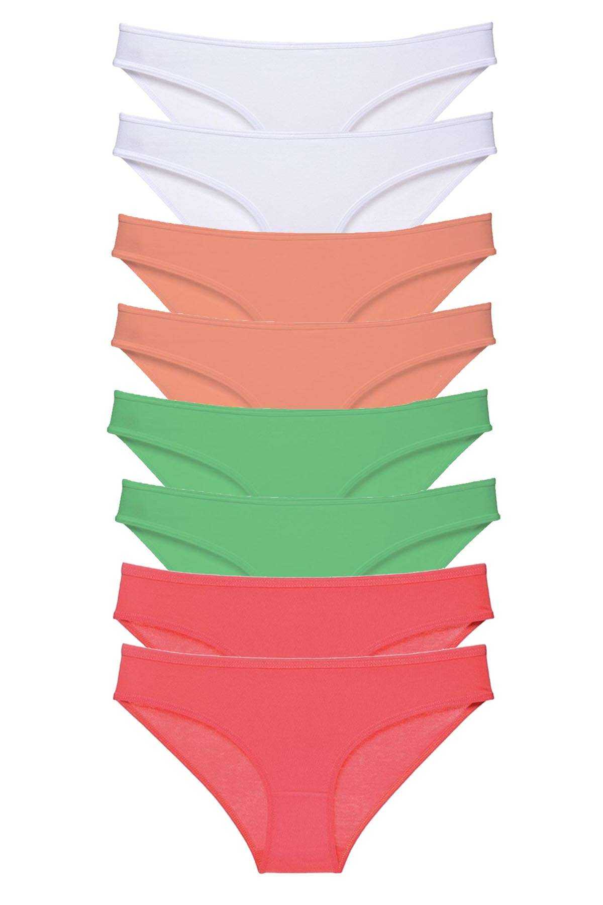 8pcs Super Eco Set Lycra Women Slip Panties 527