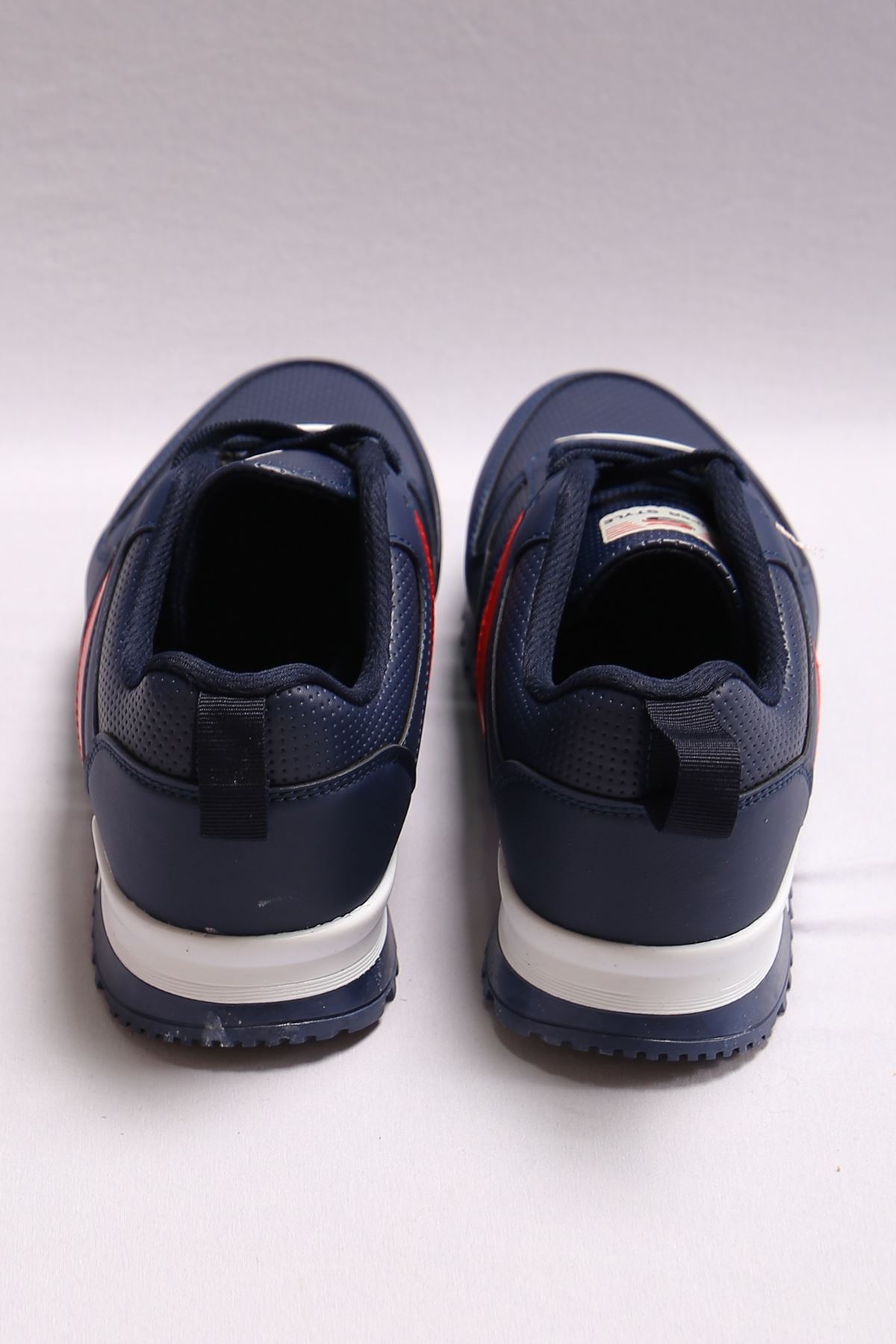 Men's Sneakers Navy Red