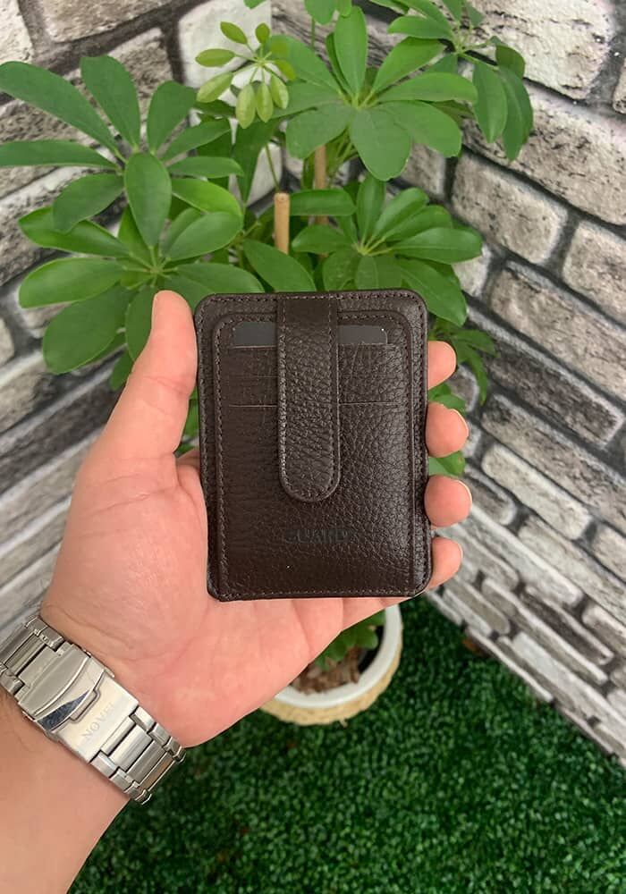 Brown Leather Card Holder