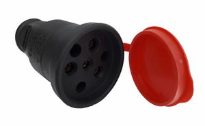 Rubber 380 Volt Three Phase Female Plug