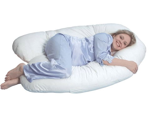 Maternity Pillow with 5 Different Zone Support (White) - 1750GR